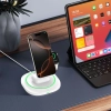  Ładowarka indukcyjna 3w1 do smartfona smartwatcha słuchawek Magnetic MagSafe - biała - zdj. dodatkowe 8