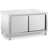 Stół blat roboczy centralny z szafką drzwi suwane STAL 160 x 80 cm - zdj. dodatkowe 1