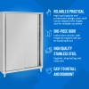 Szafa gastronomiczna z drzwiami suwanymi STAL 120 x 70 x 180 cm - zdj. dodatkowe 1