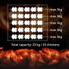  Rożen gazowy opiekacz do 25 kurczaków 5 szpikulców propan-butan 25 kW - zdj. dodatkowe 3