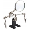  Zestaw do lutowania trzecia ręka z lupą 2.5x regulowanymi uchwytami - zdj. dodatkowe 3