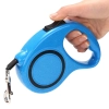  Smycz automatyczna zwijana taśma z blokadą dla psa do 15 kg 5 m - niebieska - zdj. dodatkowe 2