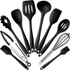 Przybory akcesoria kuchenne silikonowe łopatka szczypce chochla - 10 el.
