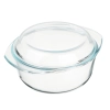  Naczynie żaroodporne do zapiekania okrągłe z pokrywą SZKŁO 1,5 l - zdj. dodatkowe 1