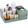  Organizer łazienkowy na kosmetyki biżuterię 2 szuflady 7 przegród - zielony - zdj. dodatkowe 2