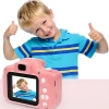  Aparat cyfrowy dla dzieci 5 gier 2'' microSD - różowy - zdj. dodatkowe 3
