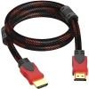 Kabel przewód HDMI FullHD 4K 3D 4.5 m - czarno czerwony