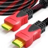  Kabel przewód HDMI FullHD 4K 3D 2.7 m - czarno czerwony - zdj. dodatkowe 1