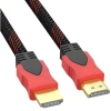  Kabel przewód HDMI FullHD 4K 3D 2.7 m - czarno czerwony - zdj. dodatkowe 2