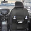  Organizer ochraniacz na fotel samochodowy 7 przegród eko skórka - czarny - zdj. dodatkowe 3