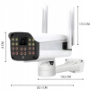  Kamera bezprzewodowa zewnętrzna z detekcją ruchu Wi-Fi IP Full HD 20 LED - zdj. dodatkowe 3