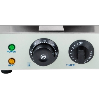  Gofrownica okrągła podwójna TEFLON gofry o średnicy 18,5cm - zdj. dodatkowe 2