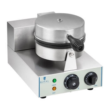  Gofrownica okrągła pojedyncza TEFLON gofr o średnicy 18,5cm - zdj. dodatkowe 2