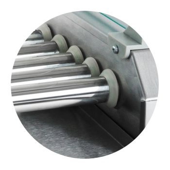  Grill rolkowy z pokrywą roller grill podgrzewacz do parówek 7 rolek - zdj. dodatkowe 4