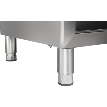  Szafka stalowa do kuchni z blatem roboczym i rantem ze stali nierdzewnej szer. 200cm - zdj. dodatkowe 2