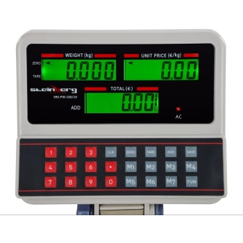  Waga sklepowa platformowa SBS-PW-100 LCD do 100kg - zdj. dodatkowe 2