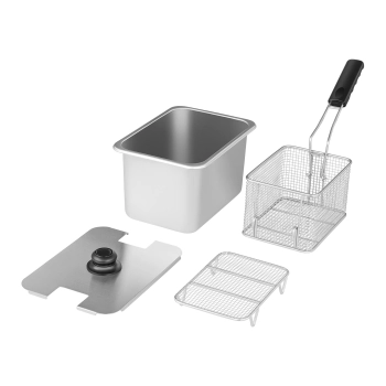  Frytownica elektryczna pojedyncza z termostatem EGO 4L - zdj. dodatkowe 4