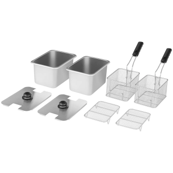  Frytownica elektryczna podwójna z termostatem EGO 2x4L - zdj. dodatkowe 4