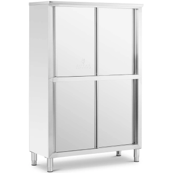  Szafa gastronomiczna magazynowa ze stali nierdzewnej drzwi suwane 180x118x50cm - zdj. dodatkowe 1