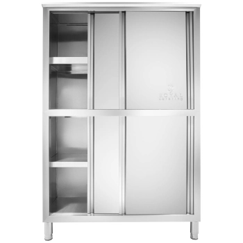  Szafa gastronomiczna magazynowa ze stali nierdzewnej drzwi suwane 180x118x50cm - zdj. dodatkowe 5