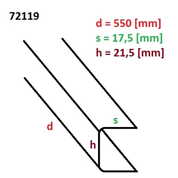  Prowadnice pojemników GN do stołów chłodniczych Royal Catering - zdj. dodatkowe 2