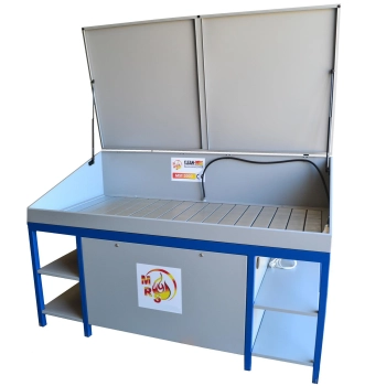  Myjka warsztatowa stół warsztatowy do mycia części i narzędzi MST 2000 z pokrywą - zdj. dodatkowe 1