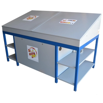  Myjka warsztatowa stół warsztatowy do mycia części i narzędzi MST 2000 z pokrywą - zdj. dodatkowe 2