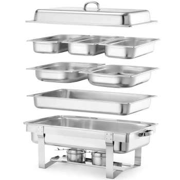  Podgrzewacz do potraw HoReCa na pastę GN 1/1 - Hendi 471005 - zdj. dodatkowe 5