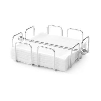 Serwetnik stalowy stojak na serwetki kwadratowy - Hendi 428528