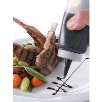  Dyspenser pojemnik do sosów zimnych 0,7l. żółty - Hendi 557907 - zdj. dodatkowe 2