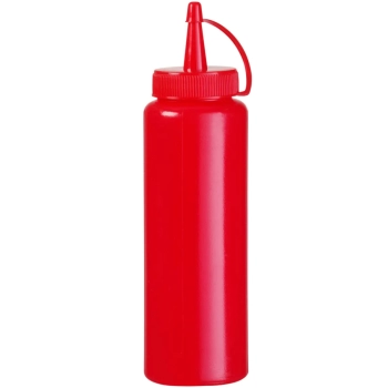 Dyspenser pojemnik do sosów zimnych 0,7l. czerwony - Hendi 557914