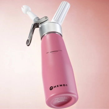  Syfon do bitej śmietany Pastelowy Różowy 0,5 L - Hendi 975886 - zdj. dodatkowe 1