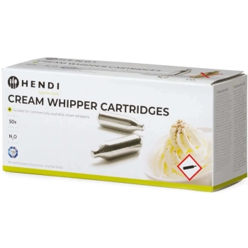  Naboje do syfonu do bitej śmietany z gazem N2O 50 szt. - Hendi 586907 - zdj. dodatkowe 1
