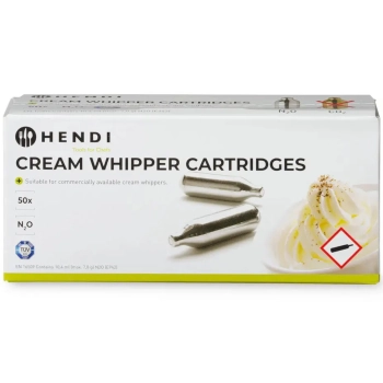 Naboje do syfonu do bitej śmietany z gazem N2O 50 szt. - Hendi 586907 - zdj. dodatkowe 2