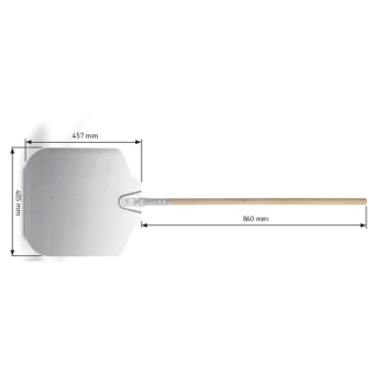  Łopata do pieca do pizzy 1320 mm - Hendi 617861 - zdj. dodatkowe 1