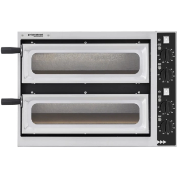 Piec do pizzy podwójny Basic Vetro 2/40 2 pizze 2400W - Hendi 226674