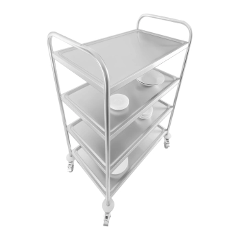  Wózek kelnerski ze stali nierdzewnej - 4 półki Royal Catering - zdj. dodatkowe 2