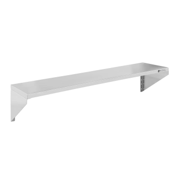  Półka ścienna wisząca stalowa nierdzewna pojedyncza 120 cm - zdj. dodatkowe 3