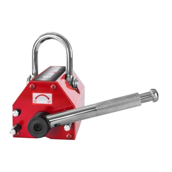  Ręczny podnośnik chwytak magnetyczny do blach i profili do 100kg - zdj. dodatkowe 1