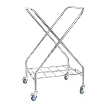  Wózek na brudne pranie składany nierdzewny 200L - zdj. dodatkowe 5