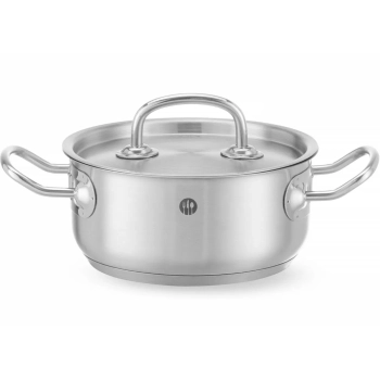 Garnek niski Kitchen Line z pokrywką 1,5 l śr. 160 x 75 h - Hendi 836002