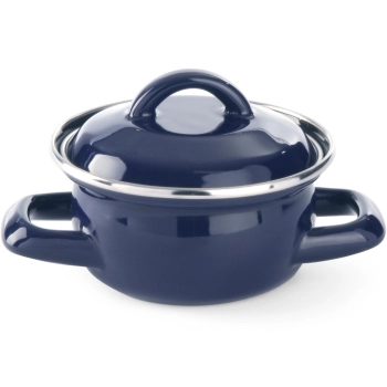  Garnek do zup i sosów z pokrywką niebieski 0,5 l - Hendi 625804 - zdj. dodatkowe 1