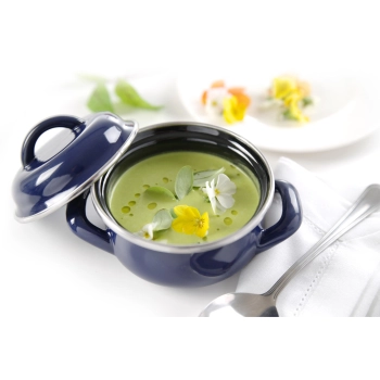  Garnek do zup i sosów z pokrywką niebieski 0,5 l - Hendi 625804 - zdj. dodatkowe 3