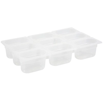  Pojemnik gastronomiczny z polipropylenu GN 1/9 wys. 100 mm - Hendi 880524 - zdj. dodatkowe 1