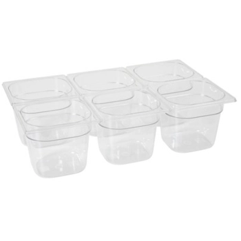  Pojemnik GN przeźroczysty z poliwęglanu GN 1/6 wys. 65 mm - Hendi 861738 - zdj. dodatkowe 1
