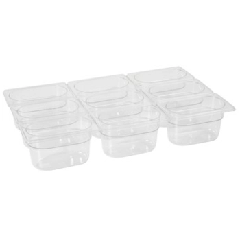  Pojemnik GN przeźroczysty z poliwęglanu GN 1/9 wys. 100 mm - Hendi 861820 - zdj. dodatkowe 1