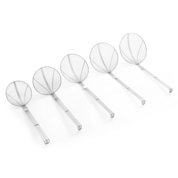  Cedzak sitko do smażenia w głębokim oleju ze stali nierdzewnej śr. 220 mm - Hendi 640708 - zdj. dodatkowe 1