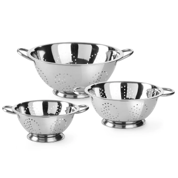  Cedzak durszlak ze stali nierdzewnej Kitchen Line śr. 340 mm - Hendi 535301 - zdj. dodatkowe 1