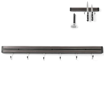  Listwa magnetyczna na noże z haczykami dł. 600 mm - Hendi 820407 - zdj. dodatkowe 1