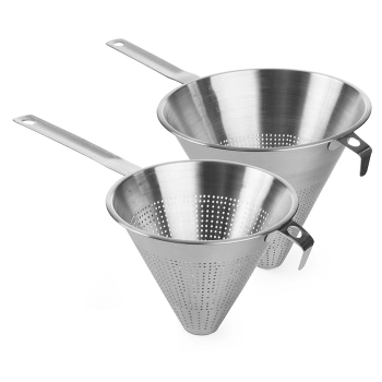  Sito chińskie stożkowe cedzak ze stali nierdzewnej śr. 235 mm - Hendi 547502 - zdj. dodatkowe 1